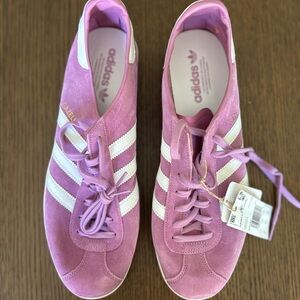 Adidas Men's Purple Suede Sneakers